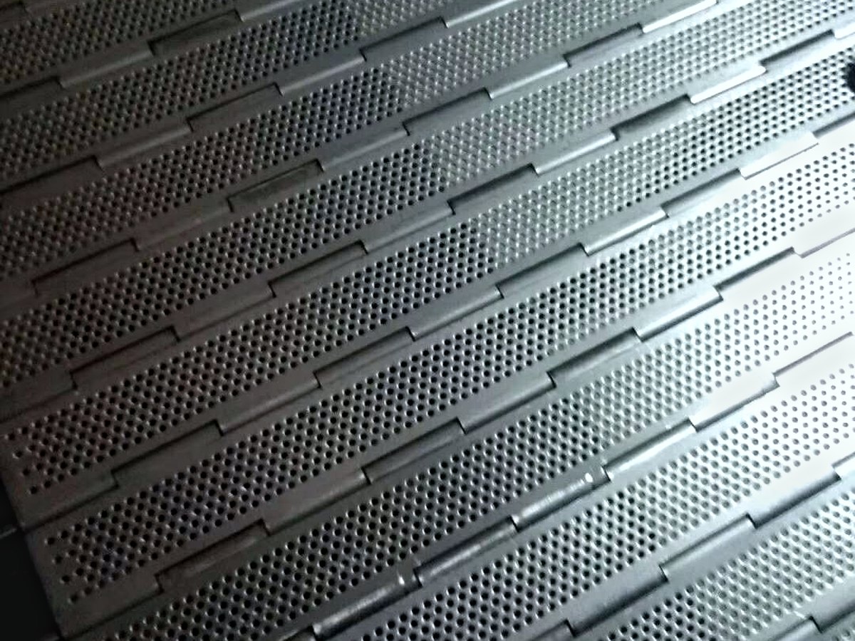 custom metal conveyor belts and perforated stainless steel conveyor belt