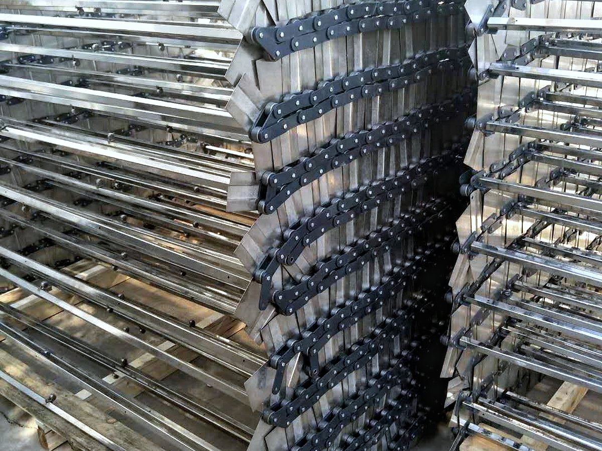 Finished conveyor component inspection detail