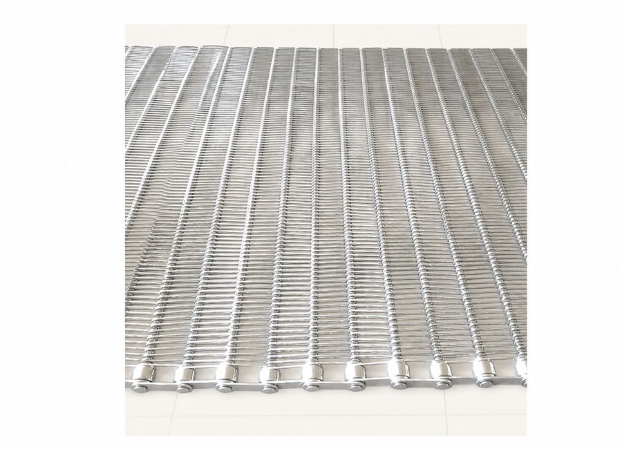 Herringbone mesh belt for metal conveyor belt and drying conveyor