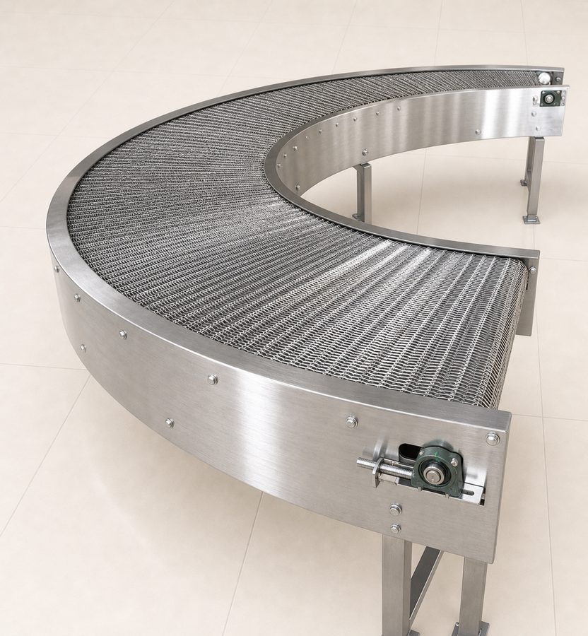 Precision conveyor components and stainless steel parts