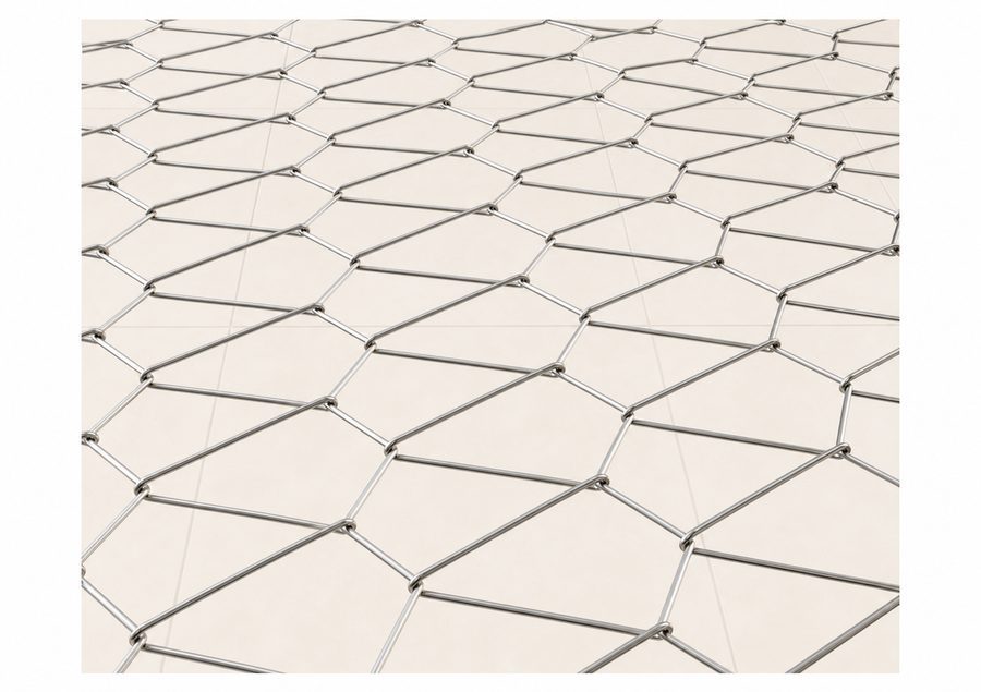 Rod reinforced mesh conveyor belt